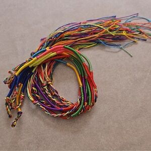 10 PCS‎  Friendship Wrap Bracelets, unisex, Hand Braided, Y2K, Retro, Boho